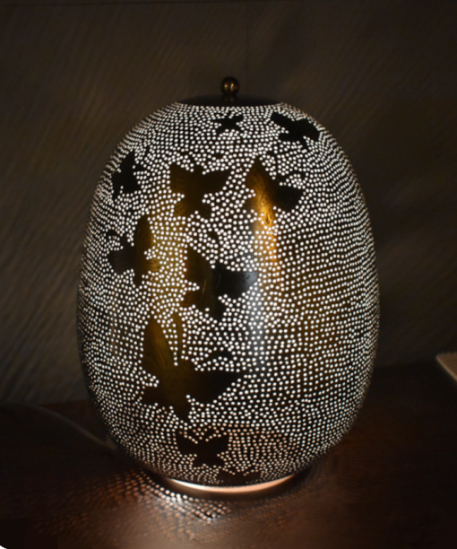 Butterfly Lamp Silver