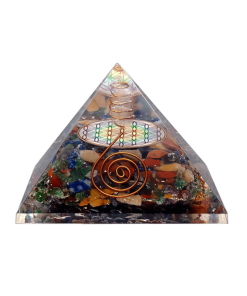 Orgonite 7 Chakras - Flower of Life Wide