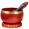 Singing Sound Bowl - ROOT Chakra, Red