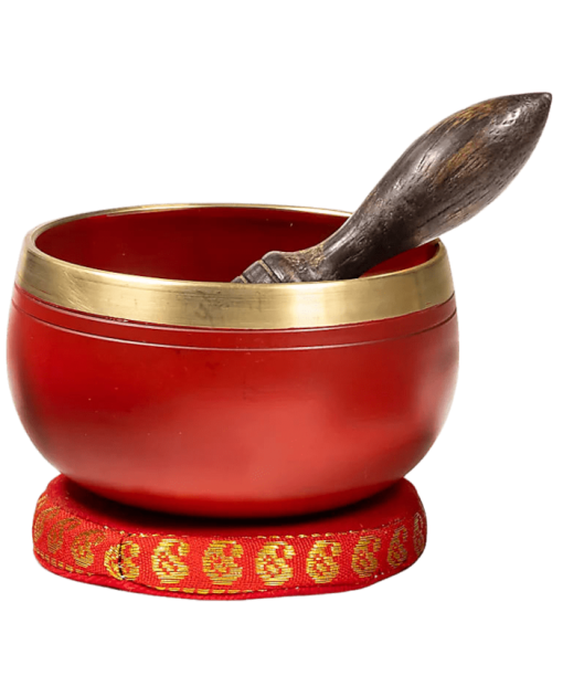 Singing Sound Bowl - ROOT Chakra, Red