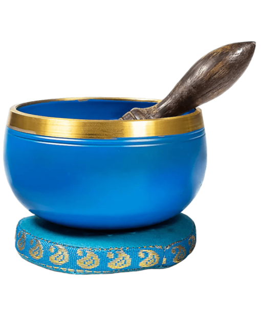 Singing Sound Bowl - THROAT Chakra, Light Blue