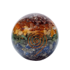 Orgonite 7 Chakras - Sphere, Spiral