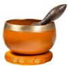 Singing Sound Bowl - SACRED Chakra, Orange