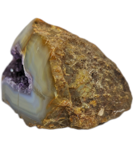 Agate Druzy + Amethyst Geode