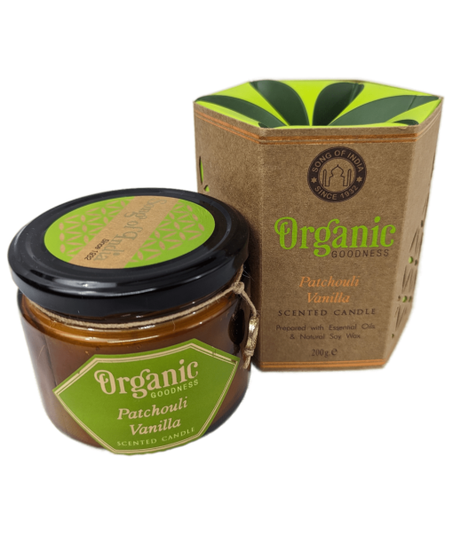 Organic Goodness Scented Candle - Patchouli-Vanilla