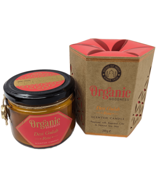 Organic Goodness Scented Candle - Rose