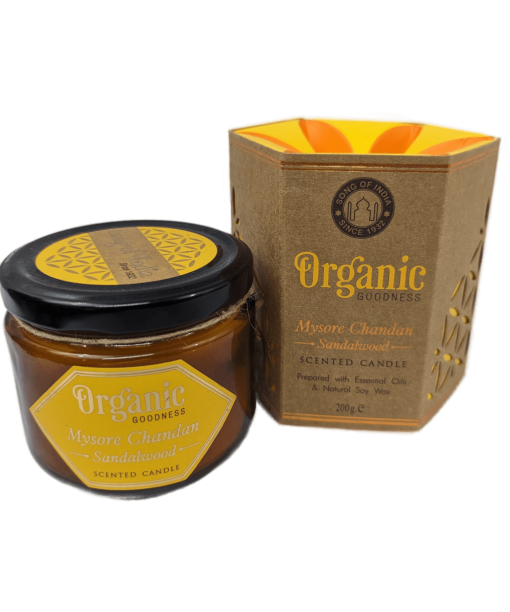 Organic Goodness Scented Candle - Sandalwood