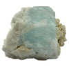 Aquamarine Raw on Mother Stone | 87,5 grams