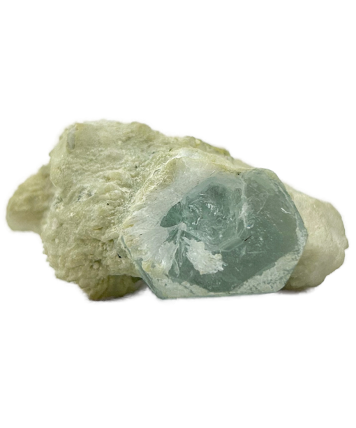 Aquamarine Raw on Motherstone | 120 grams