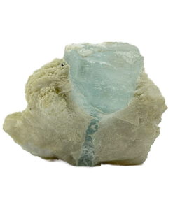 Aquamarine Raw on Motherstone | 120 grams