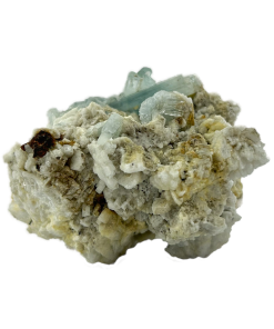 Aquamarine on Feldspar with Mica | 232 grams