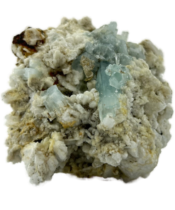 Aquamarine on Feldspar with Mica | 232 grams