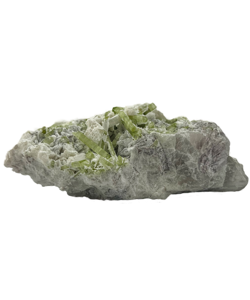 Tourmaline Light Green on Mother Stone | 409,4 grams