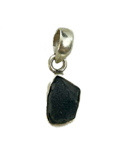 Moldavite Silver Pendant - 2.3 grams