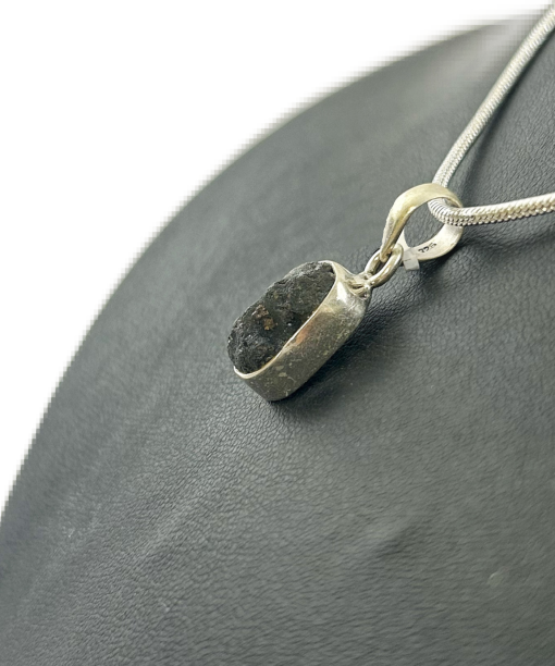 Moldavite Silver Pendant - 2.6 grams