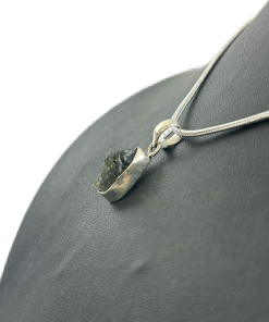 Moldavite Silver Pendant - 2.6 grams