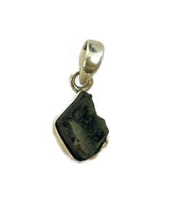 Moldavite Silver Pendant - 2.7 grams